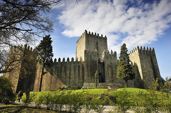 Guimaraes castle, where Portugal was founded in the 12th century