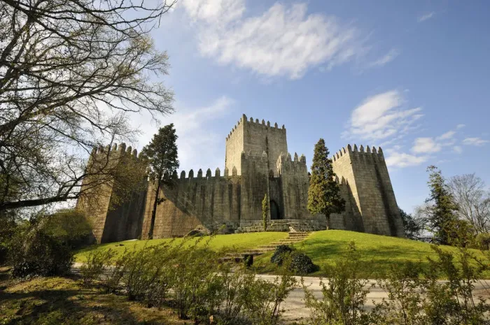 Framed Print : Guimaraes castle, where Portugal was founded in the 12th century Framed Print : Guimaraes castle, where Portugal was founded in the 12th century