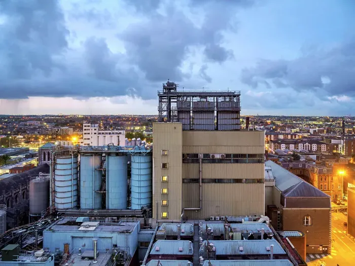 Framed Print : Guinness Storehouse at dusk, elevated view, Dublin, Ireland Framed Print : Guinness Storehouse at dusk, elevated view, Dublin, Ireland