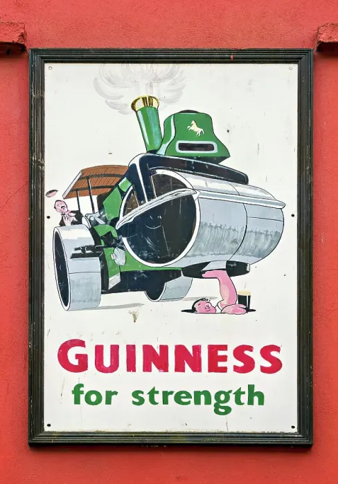 Framed Print : Guinness for strength Advert, Wexford, County Wexford, Ireland
