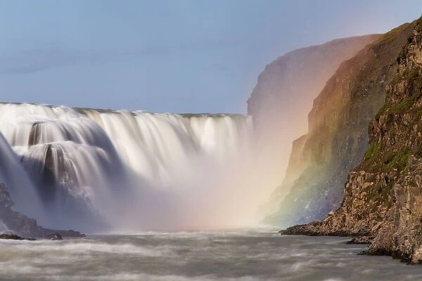 Gullfoss (Golden Waterfall) River Hvita, Iceland