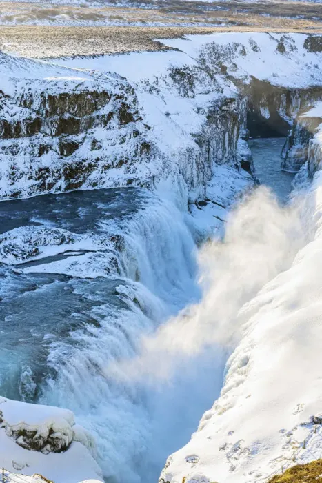 Framed Print : Gullfoss waterfall, Golden Circle, Haukaladur, Iceland, Europe Framed Print : Gullfoss waterfall, Golden Circle, Haukaladur, Iceland, Europe
