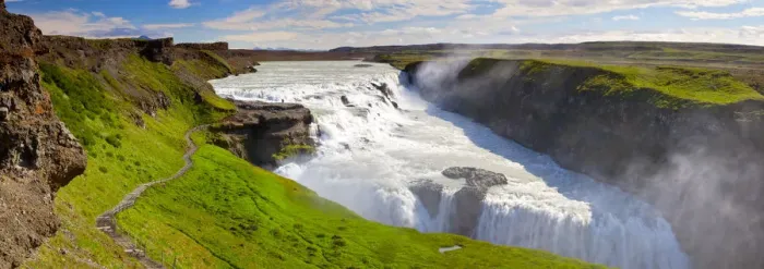Framed Print : Gullfoss Waterfall, Iceland Framed Print : Gullfoss Waterfall, Iceland