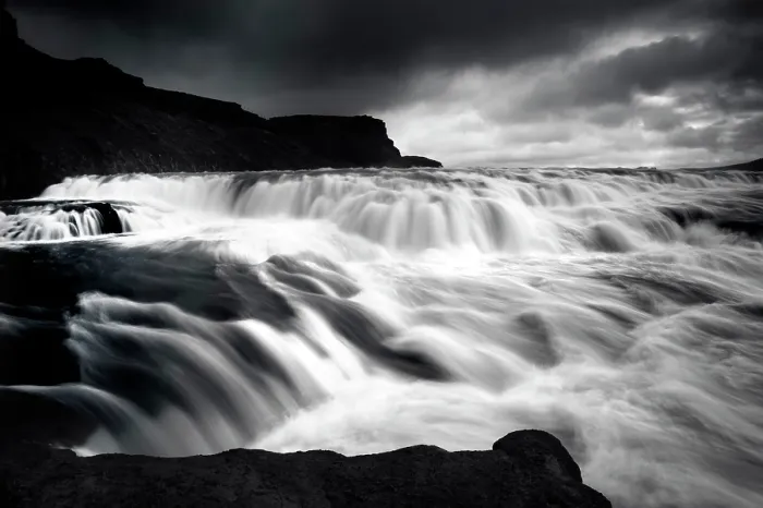 Framed Print : Gullfoss waterfall, Iceland Framed Print : Gullfoss waterfall, Iceland