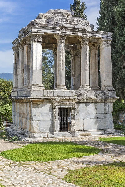 Gumuskesen tomb, Milas, Mugla Province, Turkey