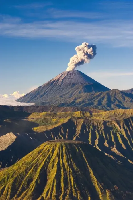 Framed Print : Gunung Bromo Crater, viewed from Mt Framed Print : Gunung Bromo Crater, viewed from Mt