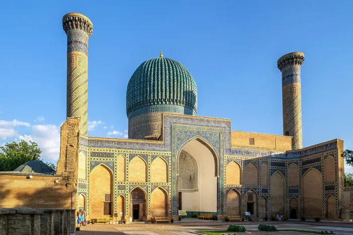 Framed Print : Gur-e-Amir mausoleum, Samarkand, Uzbekistan