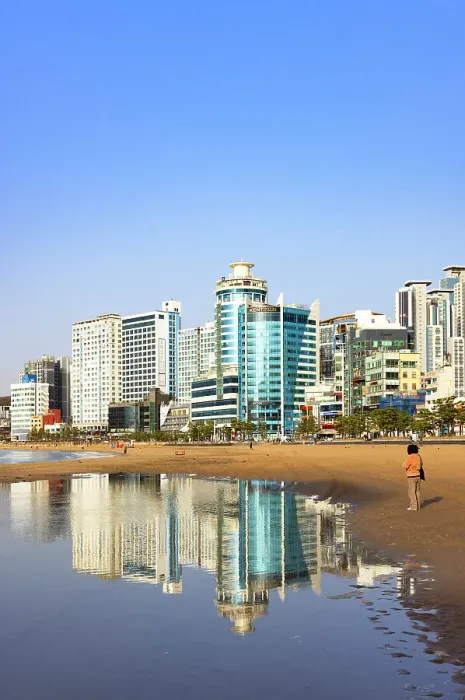 Framed Print : Gwangalli Beach, Busan, South Korea