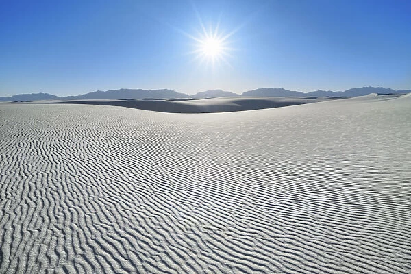 Gypsum desert White Sands - USA, New Mexico, Otero, White Sands - Chihuahua Desert