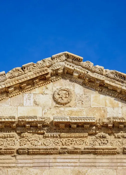 Framed Print : Hadrains Arch, detailed view, Jerash, Jerash Governorate, Jordan Framed Print : Hadrains Arch, detailed view, Jerash, Jerash Governorate, Jordan