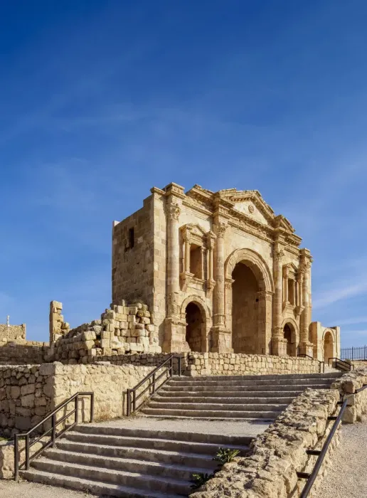 Framed Print : Hadrains Arch, Jerash, Jerash Governorate, Jordan Framed Print : Hadrains Arch, Jerash, Jerash Governorate, Jordan