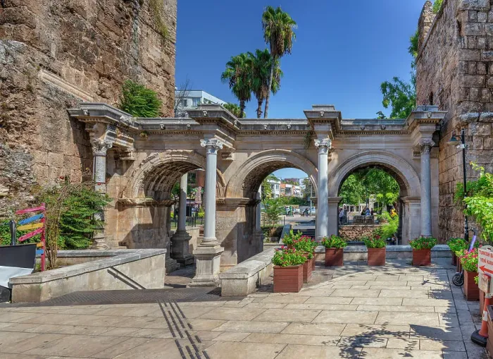 Framed Print : Hadrian's Gate, 130, Antalya, Antalya province, Turkey Framed Print : Hadrian's Gate, 130, Antalya, Antalya province, Turkey