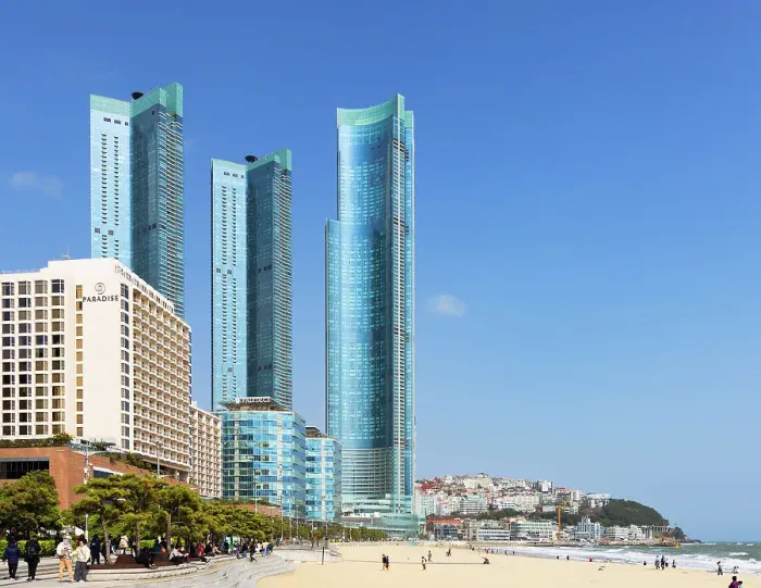 Framed Print : Haeundae Beach, Busan, South Korea Framed Print : Haeundae Beach, Busan, South Korea