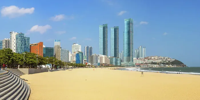 Framed Print : Haeundae beach, Busan, South Korea Framed Print : Haeundae beach, Busan, South Korea