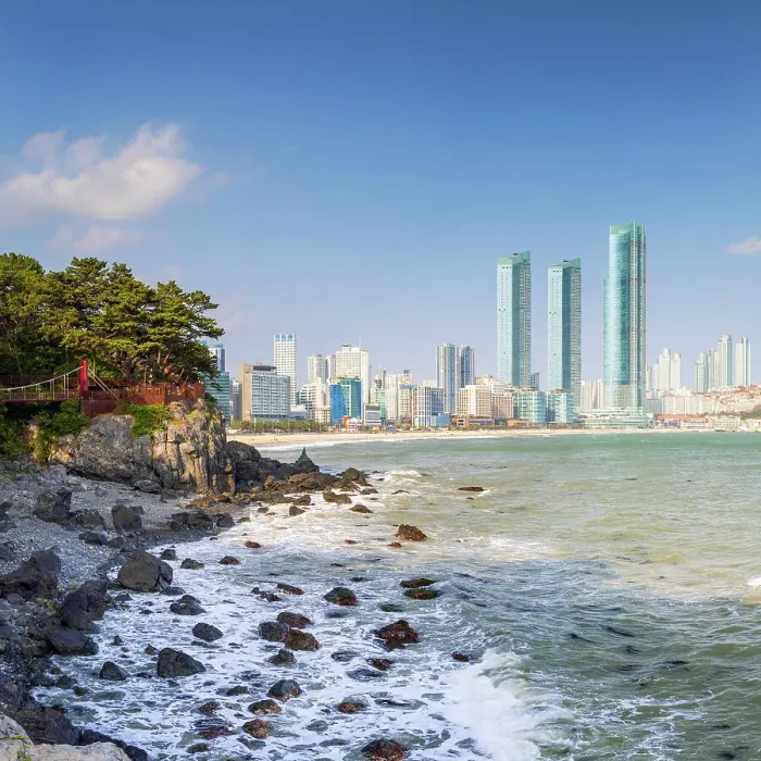 Framed Print : Haeundae beach, Busan, South Korea Framed Print : Haeundae beach, Busan, South Korea