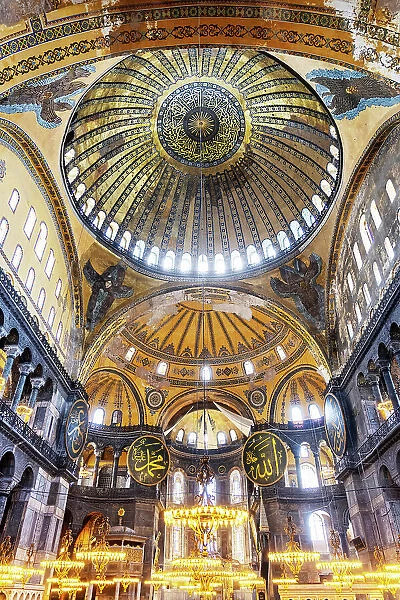 Hagia Sofia (Byzantine basilica and UNESCO World Heritage Site), Sultanahmet, Istanbul, Turkey
