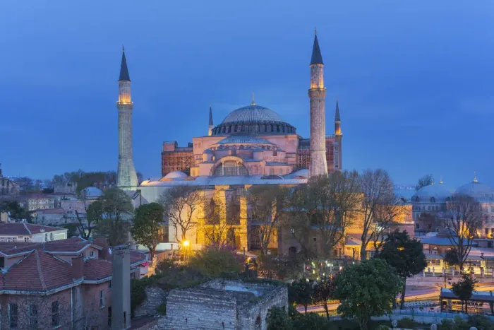 Framed Print : Hagia Sophia (5th century), Istanbul, Turkey
