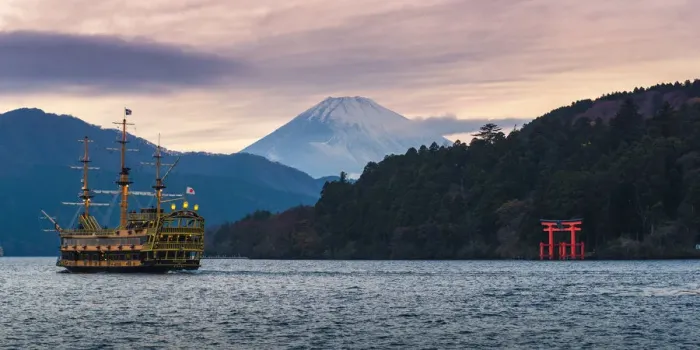 Framed Print : Hakone, Kanagawa Prefecture, Honshu, Japan