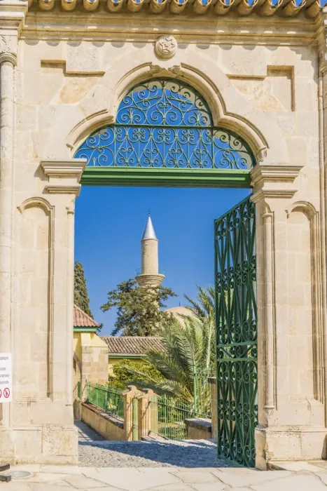 Framed Print : Hala Sultan Tekke Mosque, Larnaca, Cyprus. Also known as Mosque of Umm Haram Framed Print : Hala Sultan Tekke Mosque, Larnaca, Cyprus. Also known as Mosque of Umm Haram