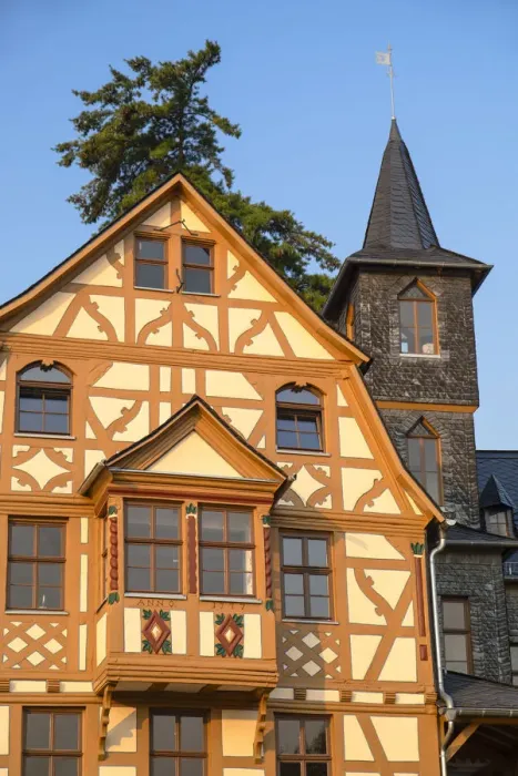 Framed Print : Half-timbered building, Boppard, Rhineland-Palatinate, Germany