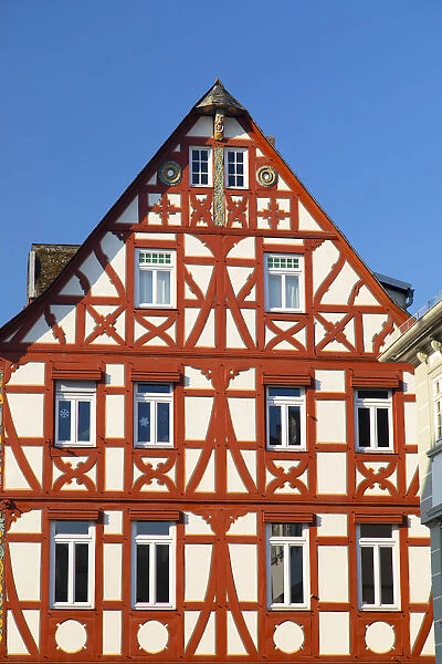 Half-timbered building, Limburg, Hesse, Germany