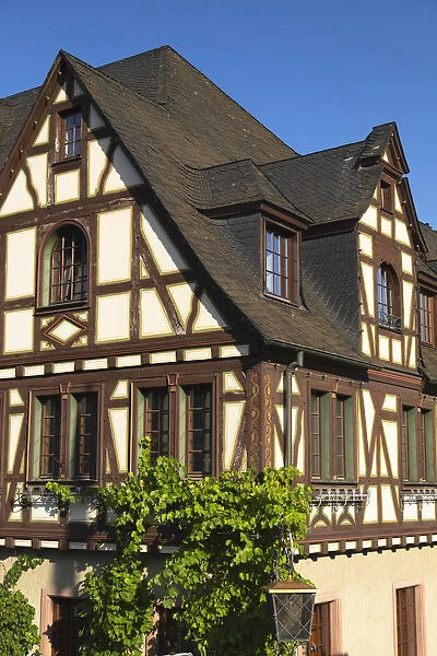Half-timbered buildings, Oberwesel, Rhineland-Palatinate, Germany