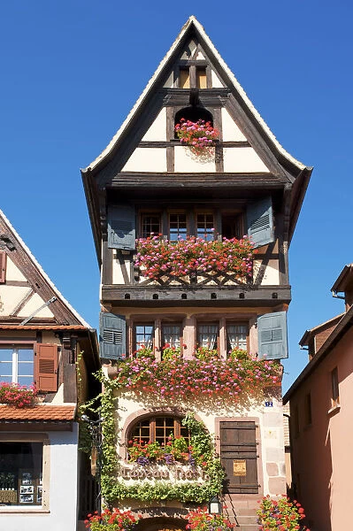 Half Timbered house in Dambach la Ville, Alsace, France