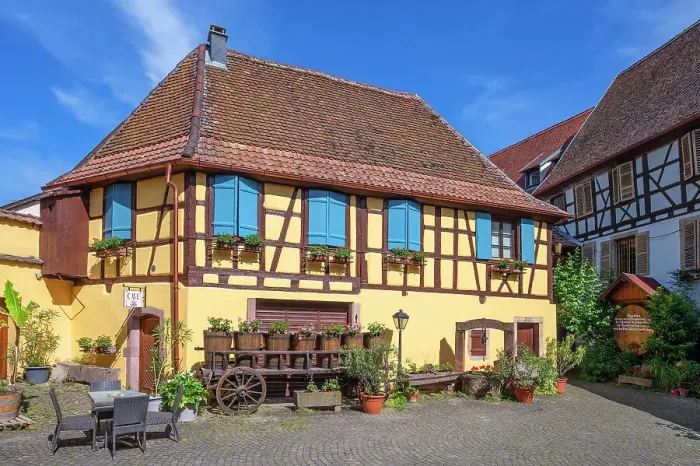 Framed Print : Half-timbered houses at Eguisheim, Haut-Rhin, Alsace, Alsace-Champagne-Ardenne-Lorraine, Grand Est, France Framed Print : Half-timbered houses at Eguisheim, Haut-Rhin, Alsace, Alsace-Champagne-Ardenne-Lorraine, Grand Est, France