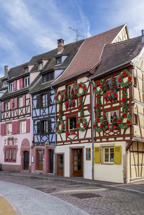 Framed Print : Half-timbered houses, Quai de la Poissonnerie, Colmar, Haut-Rhin, Alsace, Grand Est, France Framed Print : Half-timbered houses, Quai de la Poissonnerie, Colmar, Haut-Rhin, Alsace, Grand Est, France