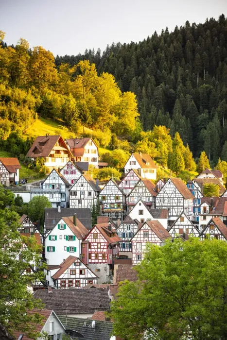 Framed Print : Half-timbered houses in Schiltach, Kinzigtal Valley, Black Forest, Baden-Wurttemberg, Germany Framed Print : Half-timbered houses in Schiltach, Kinzigtal Valley, Black Forest, Baden-Wurttemberg, Germany