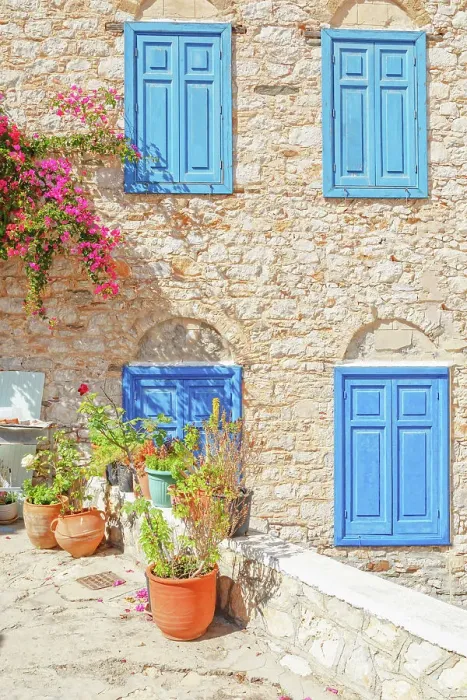 Framed Print : Halki traditional house, Halki Island, Dodecanese Islands, Greece Framed Print : Halki traditional house, Halki Island, Dodecanese Islands, Greece