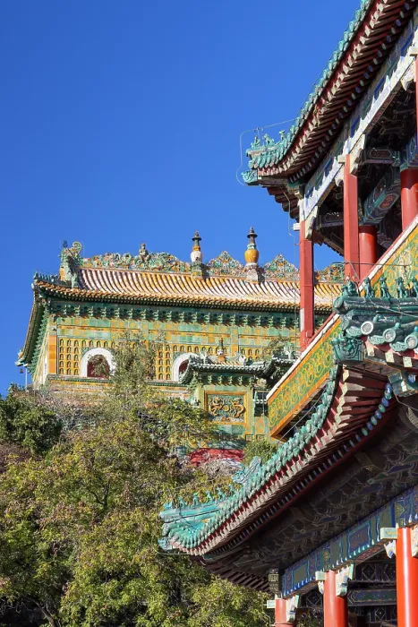 Framed Print : Hall of the Sea of Wisdom and pagoda at Summer Palace (UNESCO World Heritage Site), Beijing, China Framed Print : Hall of the Sea of Wisdom and pagoda at Summer Palace (UNESCO World Heritage Site), Beijing, China