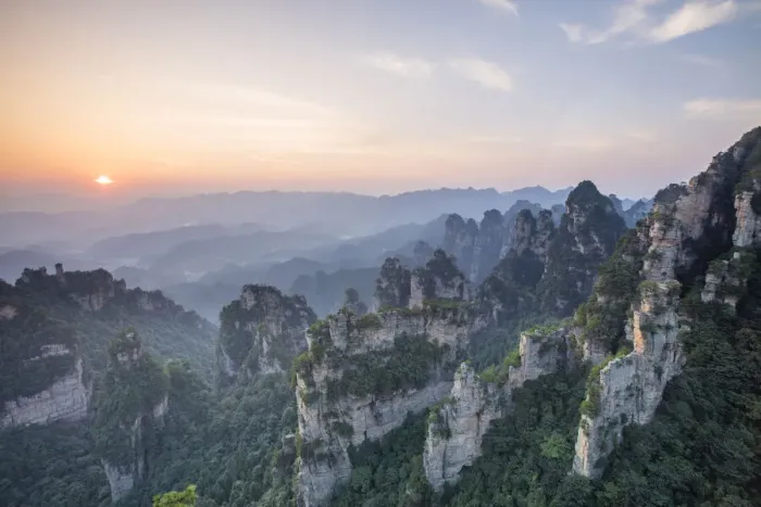 Framed Print : The Hallelujah or Avatar Mountains, Zhonghua, Zhangjiajie, Hunan, China