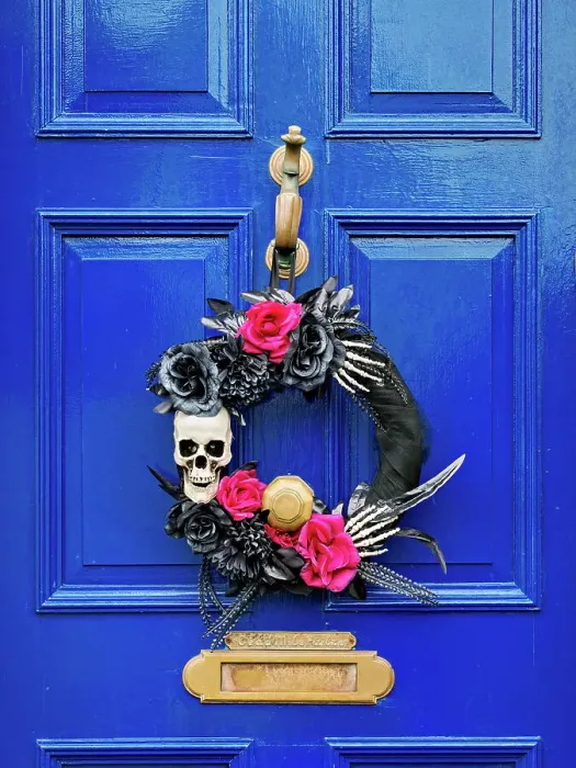 Framed Print : Halloween Wreath, Kinsale, County Cork, Ireland Framed Print : Halloween Wreath, Kinsale, County Cork, Ireland