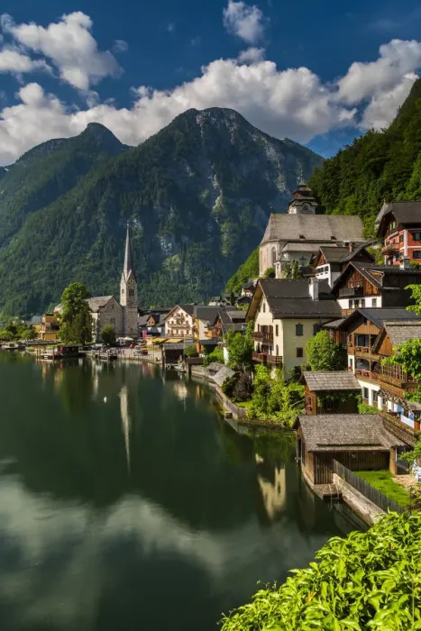 Framed Print : Hallstatt, Upper Austria, Austria Framed Print : Hallstatt, Upper Austria, Austria
