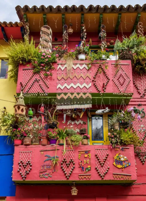 Framed Print : Handicrafts in Raquira, Boyaca Department, Colombia Framed Print : Handicrafts in Raquira, Boyaca Department, Colombia