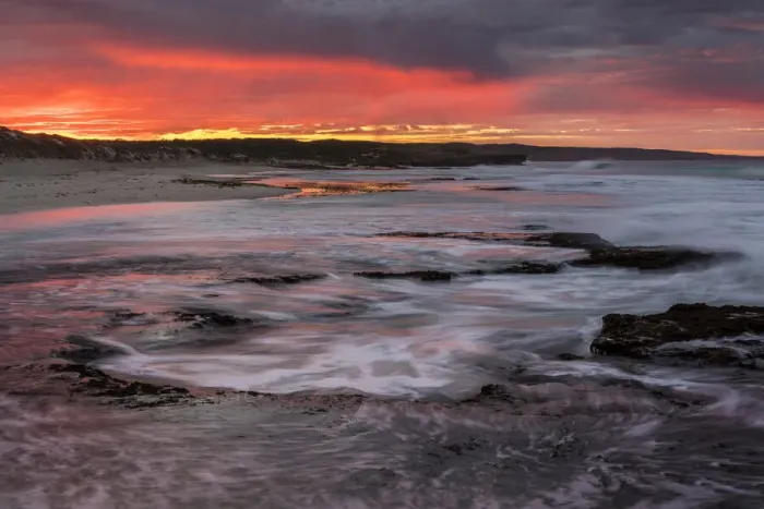 Framed Print : Hanson Bay at sunrise, Kangaroo Island, South Australia, Australia Framed Print : Hanson Bay at sunrise, Kangaroo Island, South Australia, Australia
