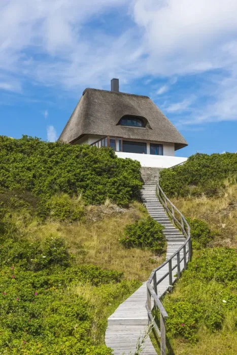 Framed Print : Haornum, Sylt island, North Frisia, Schleswig-Holstein, Germany