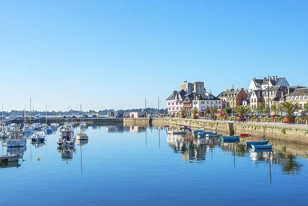 Harbor of Concarneau, Finistere, Brittany, France