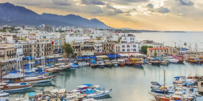 Framed Print : Harbor of Kyrenia, Northern Cyprus Framed Print : Harbor of Kyrenia, Northern Cyprus
