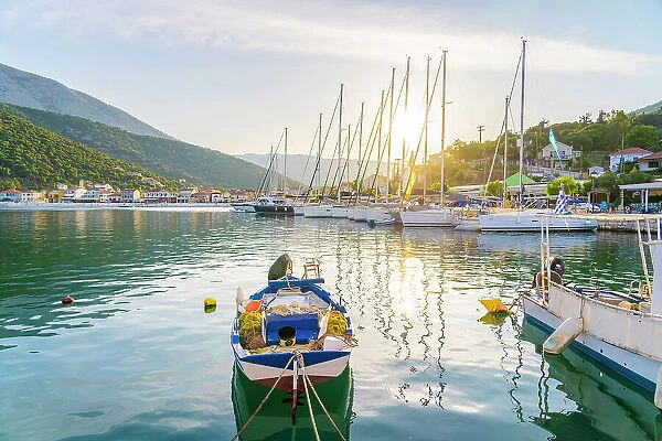 Harbour in Agia Efimia, Kefalonia, Ionian Islands, Greek Islands, Greece