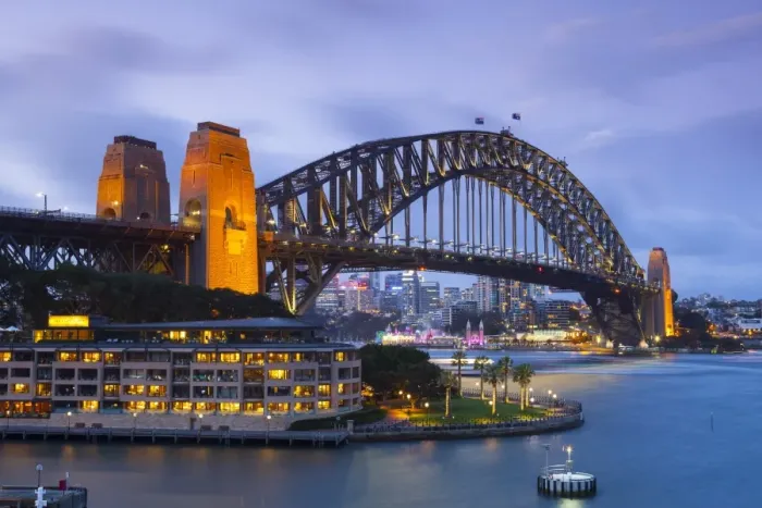 Framed Print : Harbour Bridge, Darling Harbour, Sydney, New South Wales, Australia Framed Print : Harbour Bridge, Darling Harbour, Sydney, New South Wales, Australia