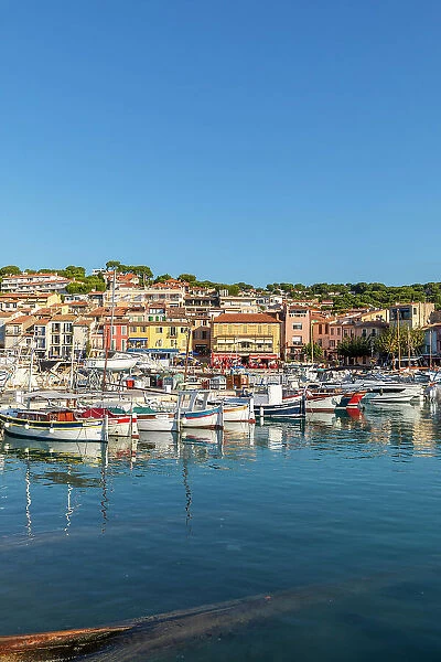 The Harbour at Cassis, Cassis, Provence-Alpes-Cote d'Azur, France