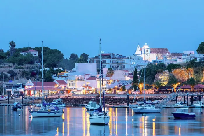 Framed Print : The Harbour at Dusk, Alvor, Algarve, Portugal Framed Print : The Harbour at Dusk, Alvor, Algarve, Portugal
