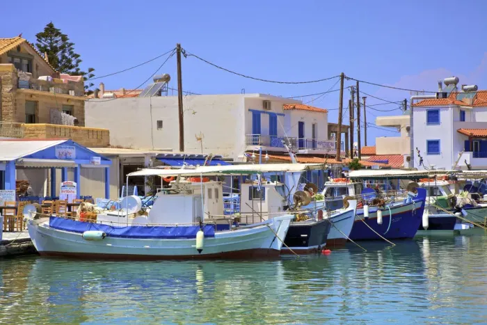 Framed Print : The Harbour, Elafonisos Island, Laconia, The Peloponnese, Greece, Southern Europe Framed Print : The Harbour, Elafonisos Island, Laconia, The Peloponnese, Greece, Southern Europe