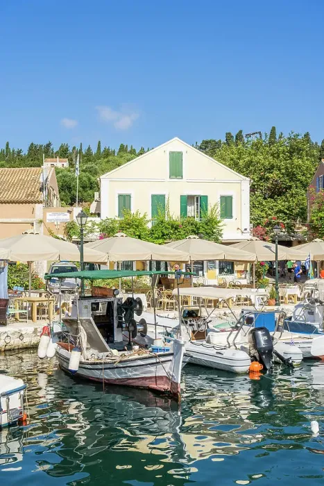 Framed Print : Harbour in Fiscardo, Kefalonia, Ionian Islands, Greek Islands, Greece Framed Print : Harbour in Fiscardo, Kefalonia, Ionian Islands, Greek Islands, Greece