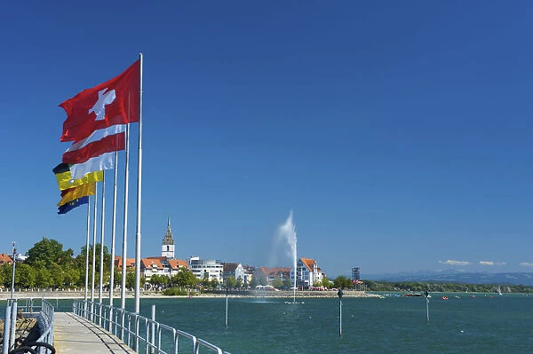 Harbour of Friedrichshafen, Lake Constance, Baden-Wuerttemberg, Germany
