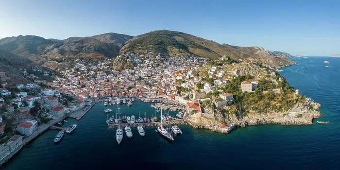 Framed Print : Harbour of Hydra Town, Hydra (Ydra), Saronic Islands, Greece Framed Print : Harbour of Hydra Town, Hydra (Ydra), Saronic Islands, Greece