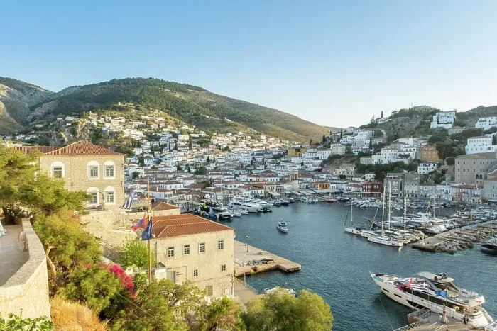 Framed Print : Harbour of Hydra Town, Hydra (Ydra), Saronic Islands, Greece Framed Print : Harbour of Hydra Town, Hydra (Ydra), Saronic Islands, Greece