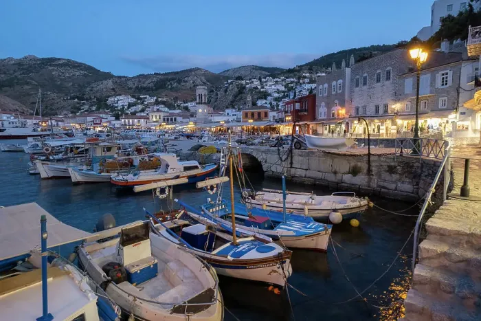 Framed Print : Harbour of Hydra Town, Hydra (Ydra), Saronic Islands, Greece Framed Print : Harbour of Hydra Town, Hydra (Ydra), Saronic Islands, Greece